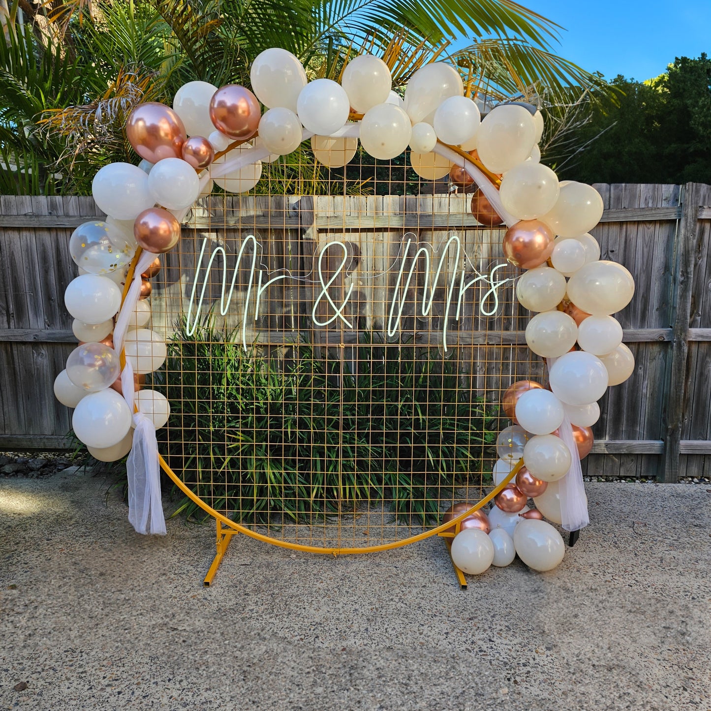 Wedding Backdrop - Setup included