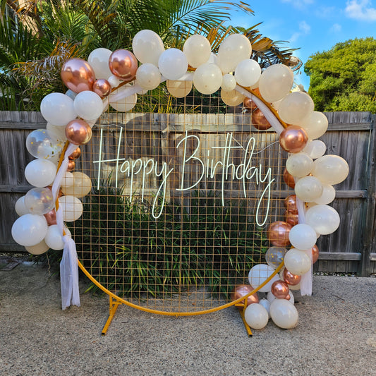 Birthday Backdrop - DIY Setup