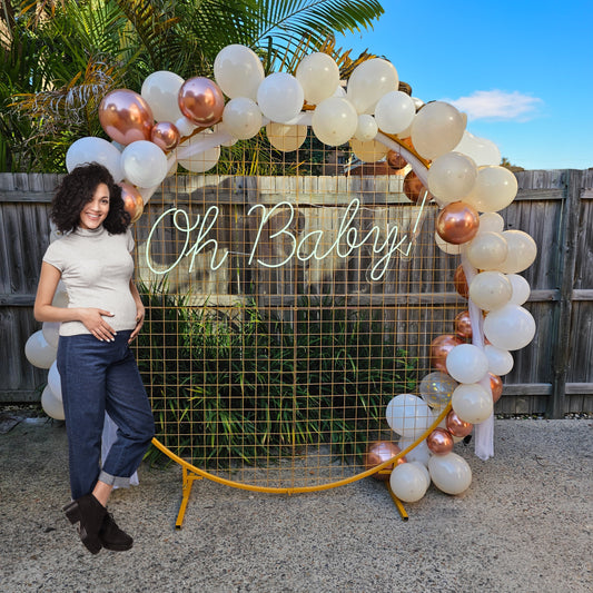 Baby Shower Backdrop - Set up included